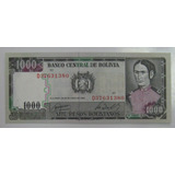 Bolivia Bela Cédula 1000 Pesos