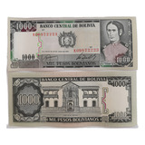 Bolivia Cédula 1000 Pesos Bolivianos 1982