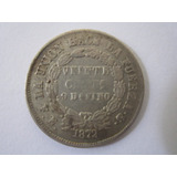 Bolivia Moeda Prata 20 Cents 1872