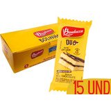 Bolo Bolinho Duo Chocolate Bauducco 27g 15 Pacotinhos