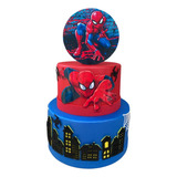Bolo Fake Falso Cenográfico Homem Aranha