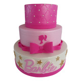Bolo Fake Maquete Barbie