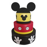 Bolo Fake Maquete Mickey