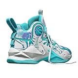 Bolognifi Tênis De Basquete Masculino Com Sola De Borracha De Malha Antiderrapante Tênis De Corrida Ao Ar Livre Excelente Aderência Para Botas De Basquete Esportivas Color Blue Size 35 BR