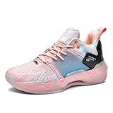 Bolognifi Tênis De Basquete Masculino De Cano Alto Para Treinamento Ao Ar Livre Tênis De Corrida Antiderrapante E Absorvente De Choque Botas De Basquete Presente Color Pink Size 42 BR 