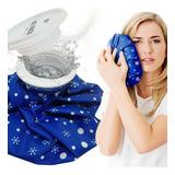 Bolsa Agua Quente Termica Frio Compressa Gelo Grande 1400 Ml Cor Azul