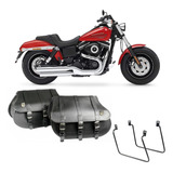 Bolsa Alforge Lateral 80 Litros Afastador Harley Fat Bob