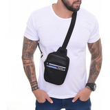 Bolsa Bag Lateral Shoulder Pochete Com Ziper Unissex Combate