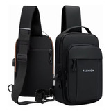 Bolsa Bag Masculino Couro Tiracolo Transversal Ombro Pochete