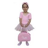 Bolsa Bailarina Menina Infantil Rosa Rosa Chiclete