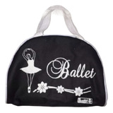 Bolsa Bailarina Preta Porta Acessório Ballet Infantil