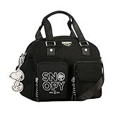 bolsa oficial snoopy colors nylon sp2848 preto