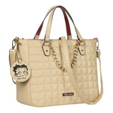 Bolsa Betty Boop Feminina Tiracolo Metalasse Detalhada Media