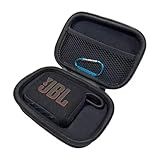 Bolsa Capa Estojo Case Protetora Rígida Compatível Com JBL Go 4 Com Compartimento Interno Para Carregador E Cabo