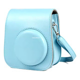Bolsa Case Capa Couro Sintético P câmera Instax Mini 11 12 
