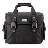 Bolsa Case Mala Fotográfica Câmera Lentes Flash Com Bolsos