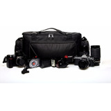 Bolsa Case Oceanic Ii Dslr Câmera Equip Cannon Nikon Sony Cor Preto