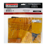 Bolsa Cinto Kit Ferramentas Eletricista Couro 11 Bolsos