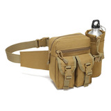Bolsa Cintura Tática Para Exterior Com Suporte Para Garrafa