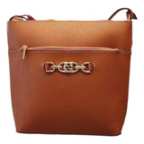Bolsa Classe Couro Legítimo Croosbody 3288 1k Nocciola 38