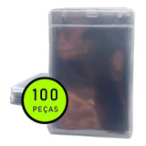 Bolsa Credencial Transparente 110x150 Pacote Com 100 Peças