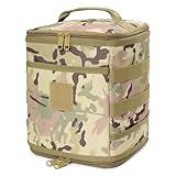 Bolsa De Armazenamento De Acampamento Tática 7L Utility Tote Bag Trunk Organizer CP 
