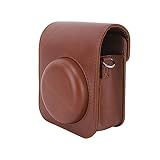 Bolsa De Câmera Instantânea Capa Protetora Universal Para Câmera Para Mini 12 Capa De Lente Destacável De Couro PU Bolsa De Câmera Personalizada Com Alça Ajustável