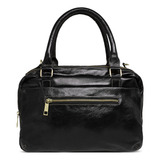 Bolsa De Couro Larissa Preto