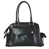 Bolsa De Couro Legitimo Grande De Ombro E Tiracolo Vermelho Vinho Preta Caramelo Marrom Com Muita Repartição E Forrada Preta 