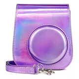 Bolsa De Couro Sintético Alça Para Câmera Instax Mini 11