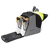 Bolsa De Esqui Pengda   Bolsa De Bota De Snowboard Para Viagem De Equipamento De Neve Premium Para Capacetes De Esqui  óculos  Luvas  Roupas De Esqui E Armazenamento De Botas  2 Compartimentos Separados 