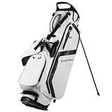 Bolsa De Golfe Leve Powerbilt Dunes 4-5 - Branco-Preto