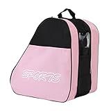 Bolsa De Patins  Bolsas De Patins Respiráveis Com Alça De Ombro Ajustável  Bolsa De Armazemento De Sapatos De Patição  Acessórios De Patins  ROSA