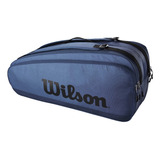 Bolsa De Raquete Wilson Ultra V4 Pacote Com 6 Unidades Cor Azul