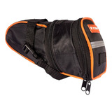 Bolsa De Selim Tsw Grande Nylon Ziper Impermeável Bicicleta