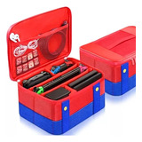 Bolsa De Transporte Para Nintendo Switch Case Maleta Top Cor Vermelho