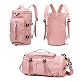 Bolsa De Viagem E Academia Feminina Bolsa De Ombro Feminina Bolsa Para Viagem Mala De Mão Bolsa Transversal à Prova D água Rosa 