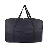 Bolsa De Viagem Grande Em Náilon 600D Preto