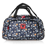 Bolsa De Viagem Sa17101my Mickey Preta Luxcel Cor Preto Liso