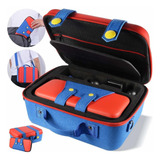 Bolsa E Case Nintendo Switch Oled Mario Viagem 2 Em 1
