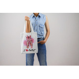 Bolsa Ecobag Ballet Bailarina Estampa Sapatilha Ballet