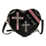 Bolsa Em Forma De Coração De Harajuku Para Mulheres De Punk