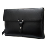 Bolsa Embreagem De Couro Carteira Masculina De Camada Supe