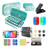 Bolsa Estojo 25pcs Para Nintendo Switch Oled animal Crossing