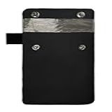 Bolsa Faraday Para Chaveiro Protetor De Gaiola Faraday Protetor De Chaveiro Com Bloqueio De Sinal RFID Kouzi Fu Preto 