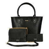Bolsa Feminina 2 Grande Porta Moeda Kit 3 Preças