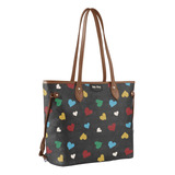 Bolsa Feminina Betty Boop Corações Alça Dupla De Ombro