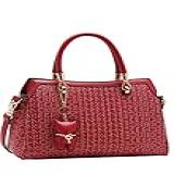 bolsa feminina chenson monograma plissado