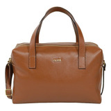 Bolsa Feminina Classe Bag Câmera Couro Marrom 3277