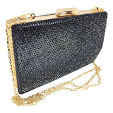 Bolsa Feminina Clutch Brilho Pedraria Strass